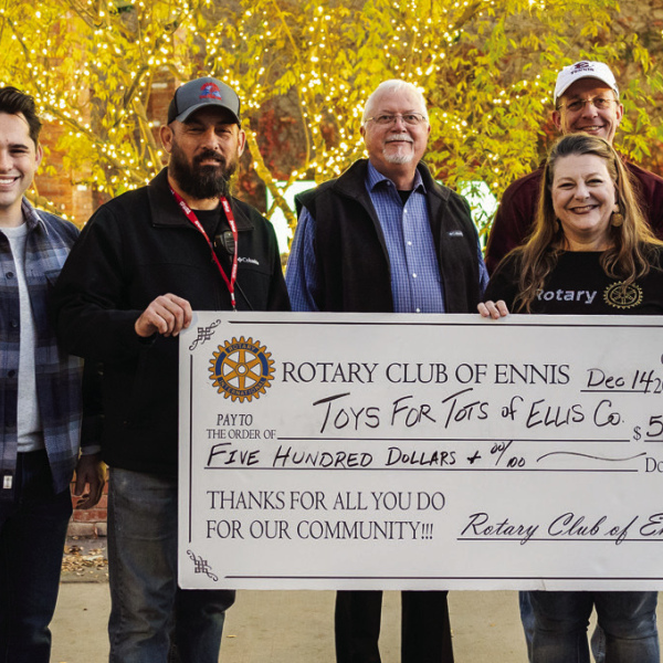 A live Toys for Tots gift drive brought out the best of Ennis