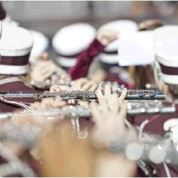Ennis marching band auditioning towards All-State