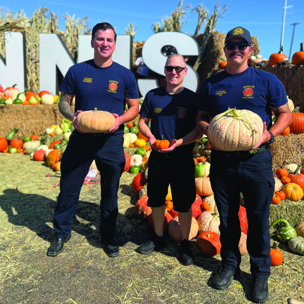 Giving people pumpkin to talk about