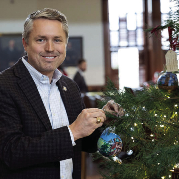 Rep. Harrison unveils 2023 HD-10 Christmas ornament