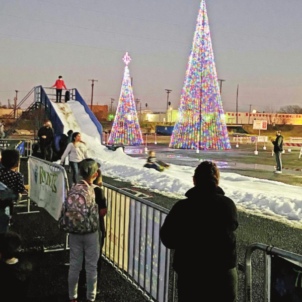 Parade, illuminated block party on Thursday