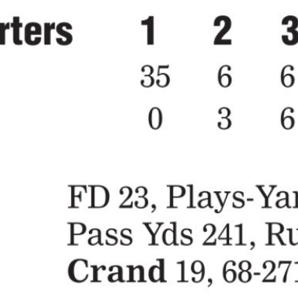 Buckshot runback triggers rout