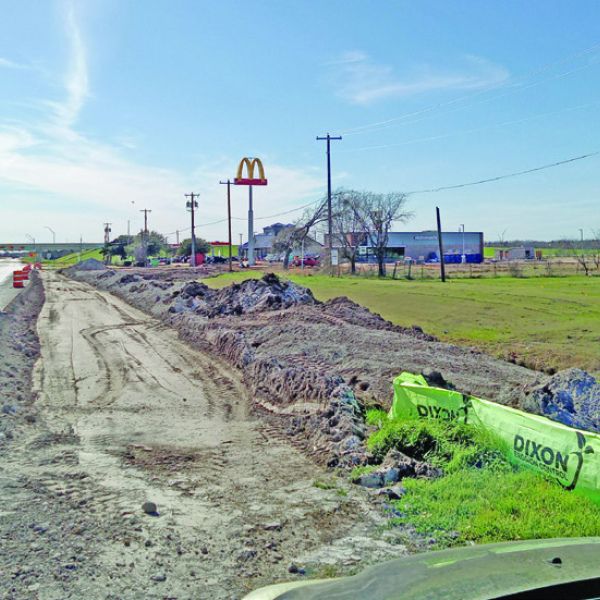 Road work, construction projects winding-up