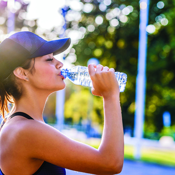 Hydrating is key in summer heat