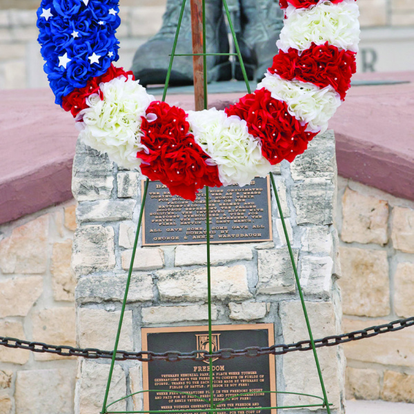 Memorial Day tribute, Monday, 11 a.m.