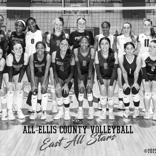 Ennis News tabs VB All-Area Team