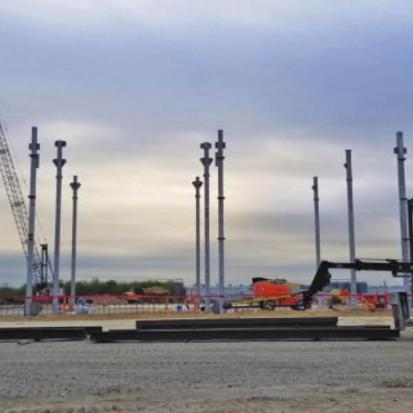 Freshpet added steel in construction this week