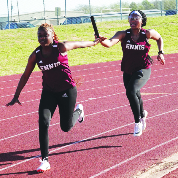 Action from Thursday’s Ennis Bluebonnet Relays