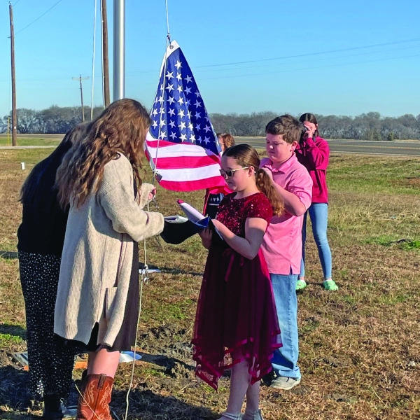 Avalon flag ceremony has special moment