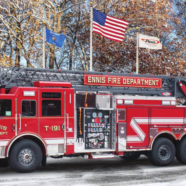 Shiny, new fire truck for EFD