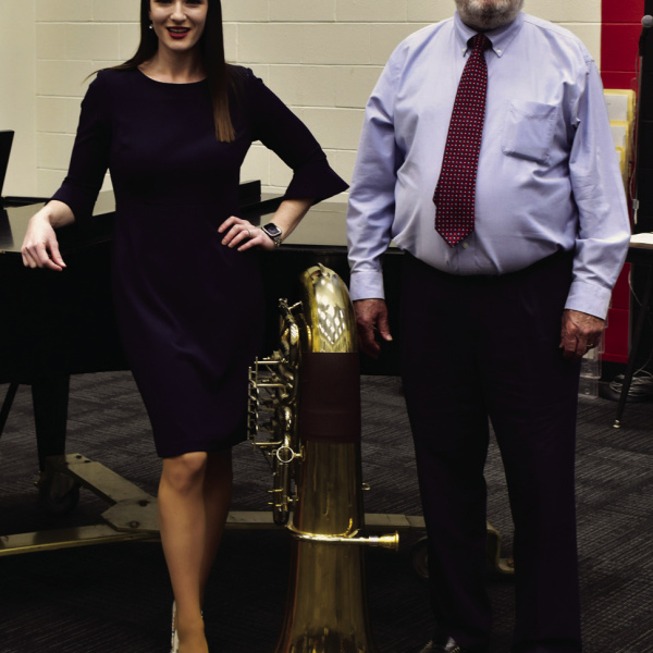 Shoop performs tuba recital at Navarro