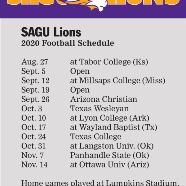 SAGU football looks to rebound from winless year