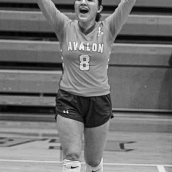 Junior, Geanna Vidales, exults in victory. Courtesy Photo