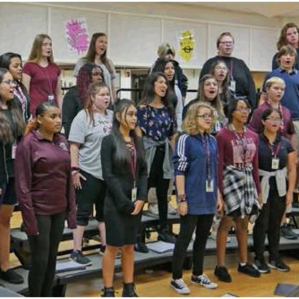 The Spirit of America by 160-voice choir