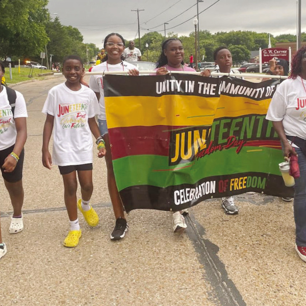 Last Friday’s Juneteenth Community Celebration kicked off with it’s largest parade yet. Staff Photo/Mark Warde
