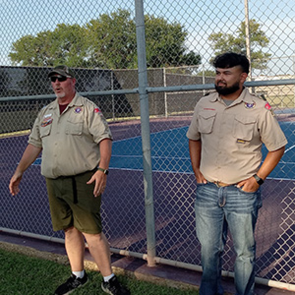 Eagle Scout builds stands for EISD