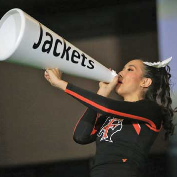 Ferris earns solid finish at state cheer