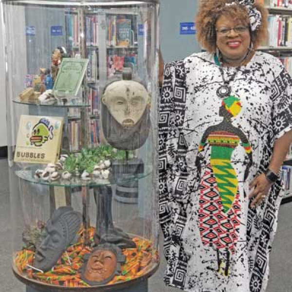Black History Month tribute at the Ennis Public Library