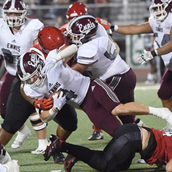 Ennis football scrimmage, Thursday, May 12
