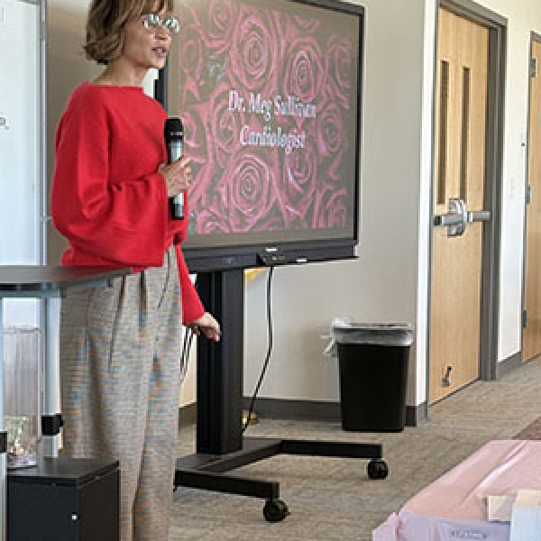 Ennis Retired School Personnel learns about heart health, collects for Ennis CARES