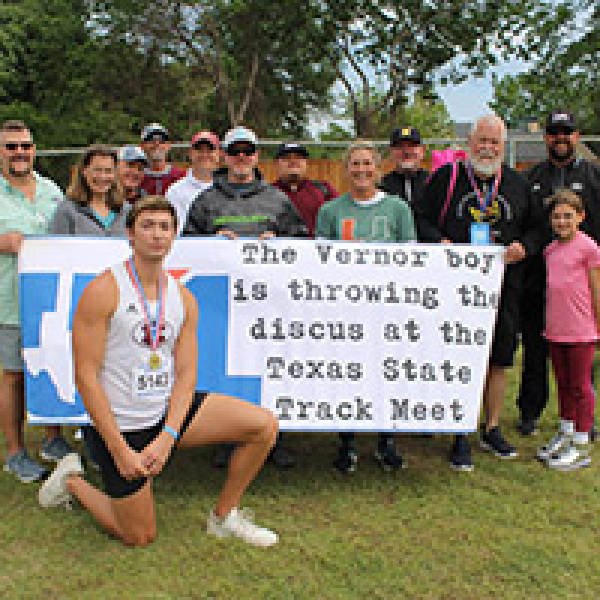 Vernor wins Class 5A gold in discus throw