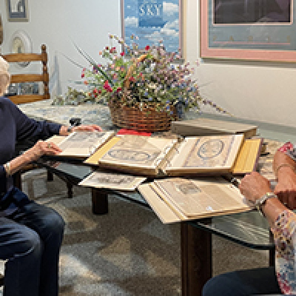 Memories page supporter makes history herself