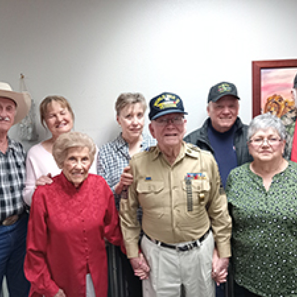Saluting last Ennis Honor Flight Veteran