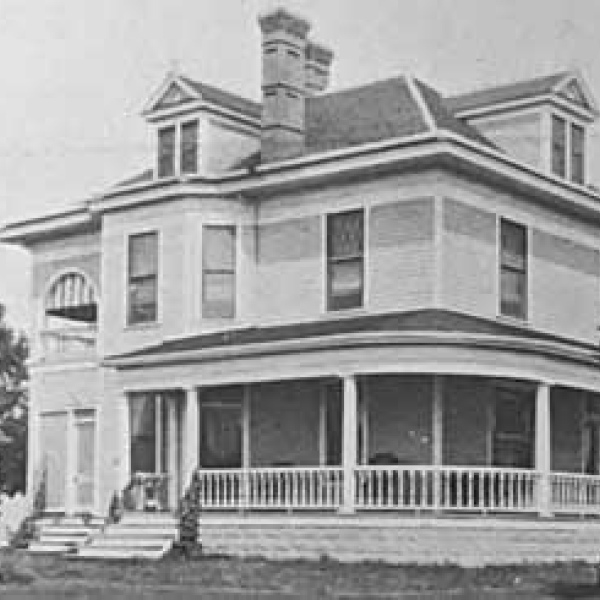 Old homes: One lost, one remains