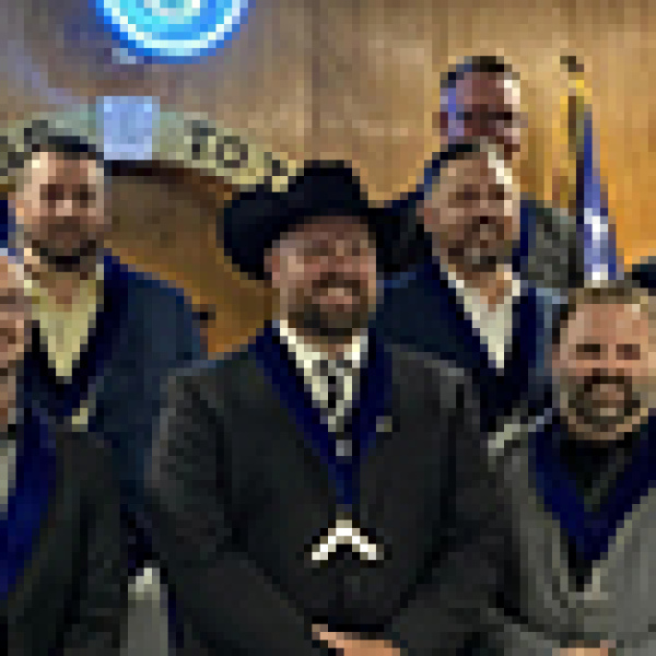 Masons Celebrate 150, Install New Officers