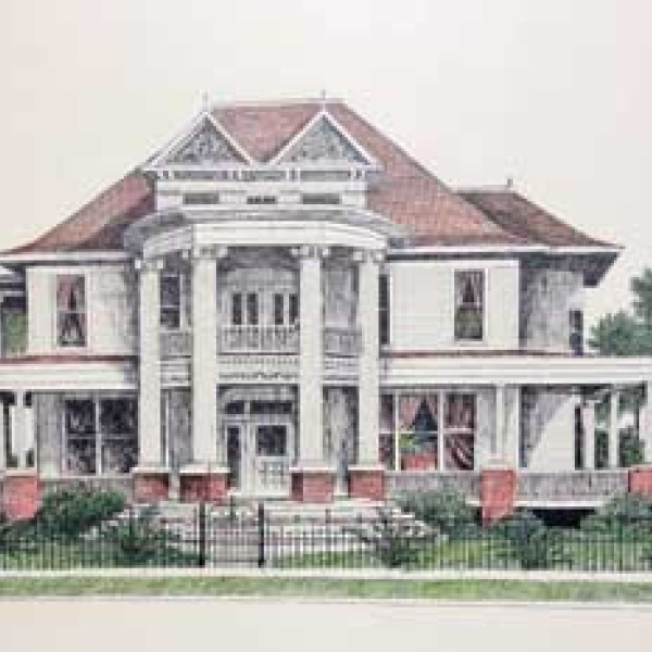 Relics of the famous Cerf House