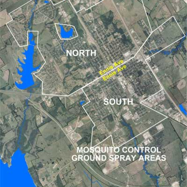 Mosquito control begins spraying