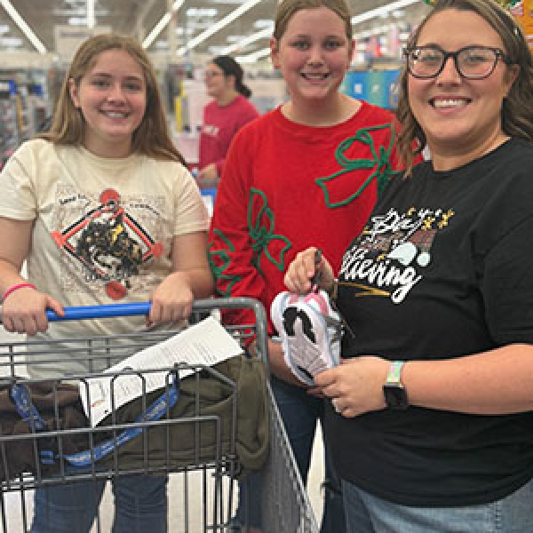 Rice receives, gives during holidays