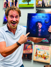Courtesy Photo Brandon Hixson with his award-winning album, “Into the Blue.”