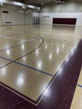 Alamo gym gets new flooring