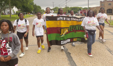Last Friday’s Juneteenth Community Celebration kicked off with it’s largest parade yet. Staff Photo/Mark Warde