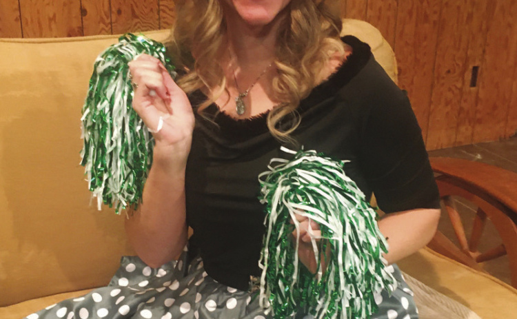 Samantha Green stars as cheerleader, Lu Ann Hampton. Courtesy Photo/Theatre Rocks!
